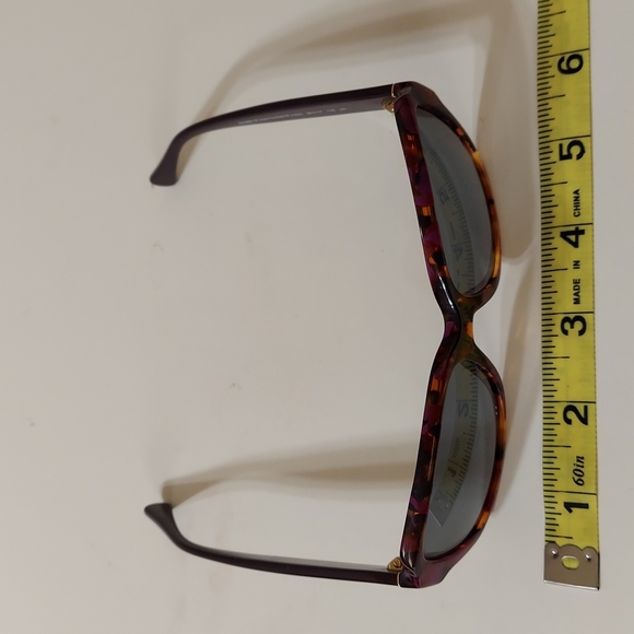 Coach Ladies Beautiful Prescription Sunglasses Purple Confetti Frame With Case - Picture 11 of 11